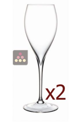 Grand Piqué flutes - Pack of 2 glasses