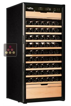 Multi-Purpose wine cabinet for aging & service, whether chilled or at room temperature