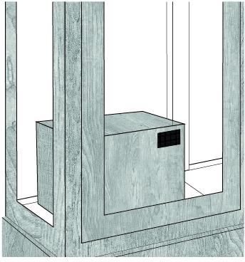 The cooling unit’s coating is identical to the cabinet’s aesthetic. Same if 2 unit's cooling. 