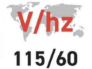 Modification of electric parts to enable compatibility with voltage and frequency 115V/60Hz