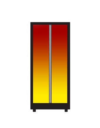 The wine cellar(s) is (are) programmed for multi-stage temperature control. Programming must be carried out at the factory during manufacture.