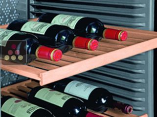 Storage wooden shelf for the Vinothek range