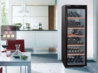 Single temperature wine storage or service cabinet 