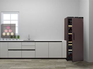 Single temperature wine ageing cabinet