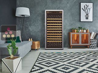 Multi-Temperature wine cabinet for service 