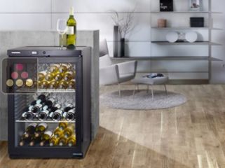 Single temperature wine storage or service cabinet 