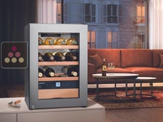 Single temperature wine storage or service cabinet and chocolate