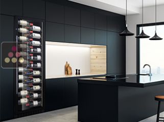 Single temperature wine cabinet for the storage and service of wine