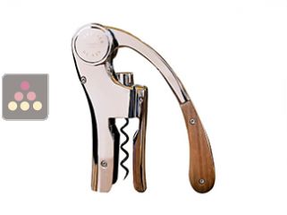 Oeno Motion Corkscrew - Wood & Chrome L'ATELIER DU VIN